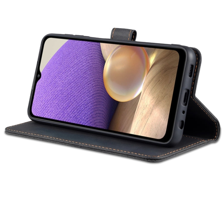 For Samsung Galaxy A32 5G AZNS Dream II Skin Feel PU+TPU Horizontal Flip Leather Case with Holder & Card Slots & Wallet