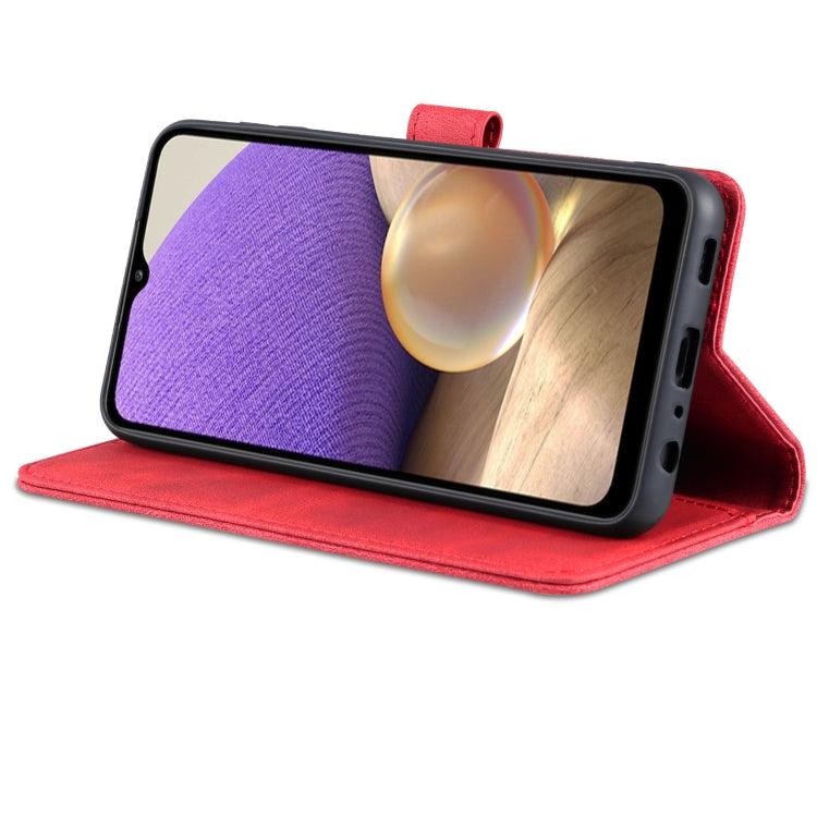 For Samsung Galaxy A32 5G AZNS Dream II Skin Feel PU+TPU Horizontal Flip Leather Case with Holder & Card Slots & Wallet