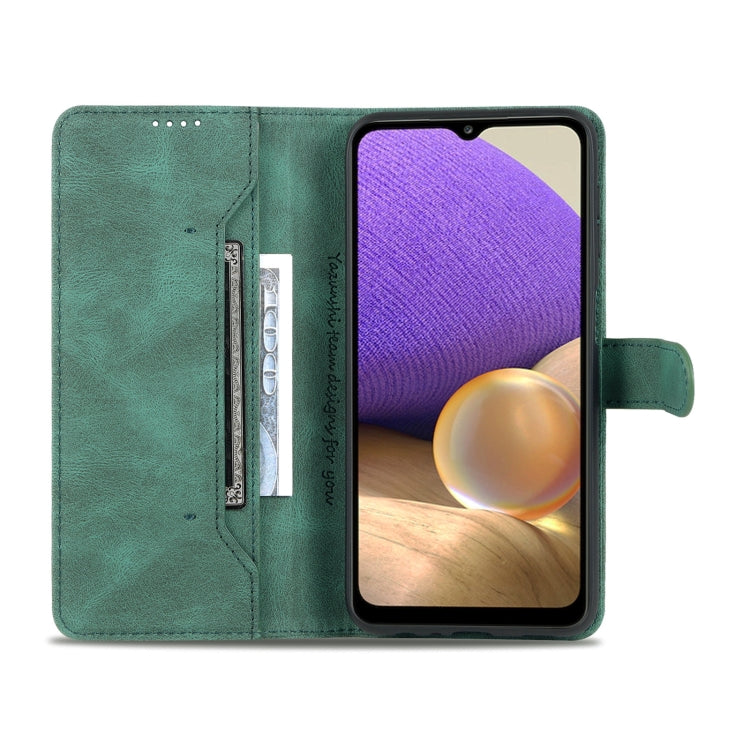 For Samsung Galaxy A32 5G AZNS Dream II Skin Feel PU+TPU Horizontal Flip Leather Case with Holder & Card Slots & Wallet