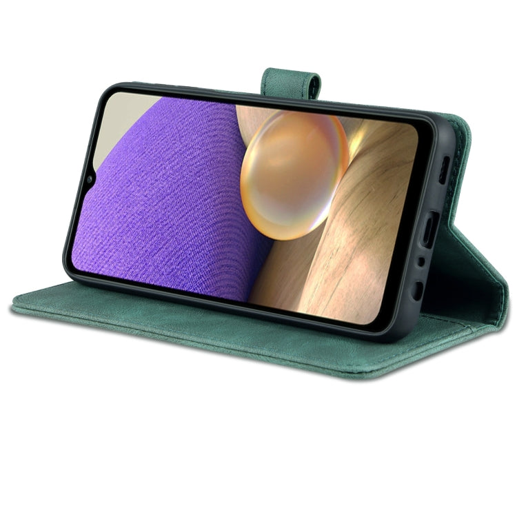 For Samsung Galaxy A32 5G AZNS Dream II Skin Feel PU+TPU Horizontal Flip Leather Case with Holder & Card Slots & Wallet