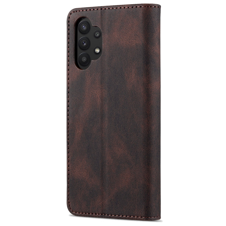 For Samsung Galaxy A32 5G AZNS Dream II Skin Feel PU+TPU Horizontal Flip Leather Case with Holder & Card Slots & Wallet