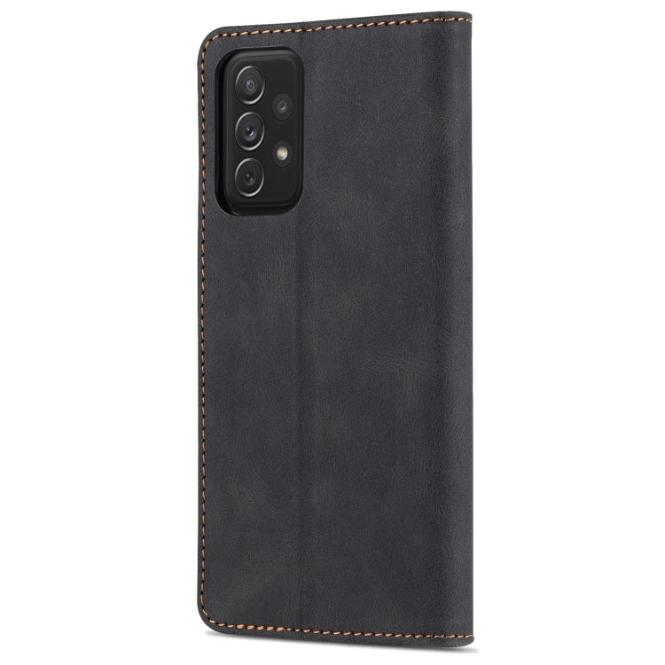For Samsung Galaxy A52 5G / 4G AZNS Dream II Skin Feel PU+TPU Horizontal Flip Leather Case with Holder & Card Slots & Wallet