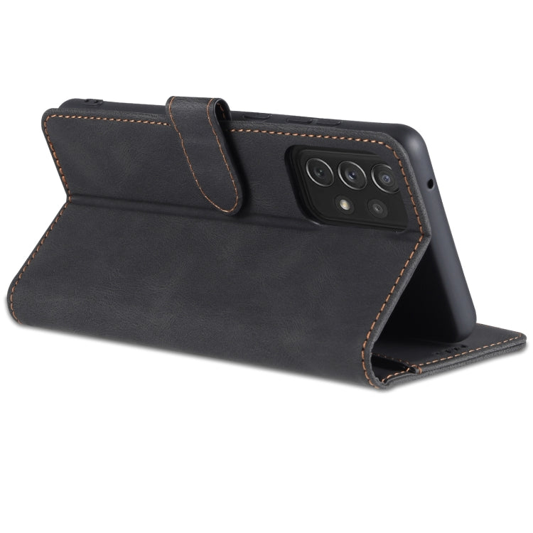 For Samsung Galaxy A52 5G / 4G AZNS Dream II Skin Feel PU+TPU Horizontal Flip Leather Case with Holder & Card Slots & Wallet