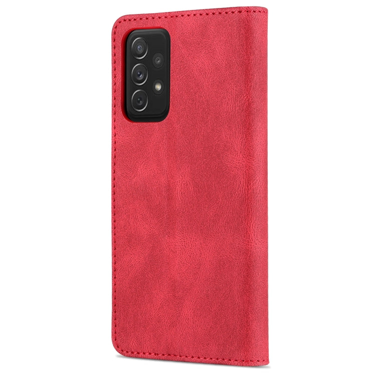 For Samsung Galaxy A52 5G / 4G AZNS Dream II Skin Feel PU+TPU Horizontal Flip Leather Case with Holder & Card Slots & Wallet
