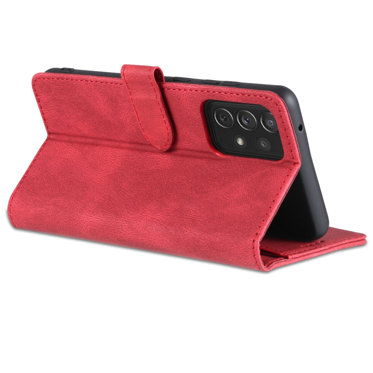 For Samsung Galaxy A52 5G / 4G AZNS Dream II Skin Feel PU+TPU Horizontal Flip Leather Case with Holder & Card Slots & Wallet