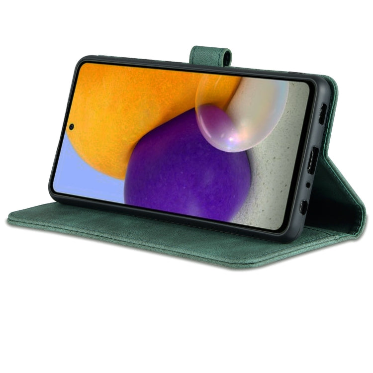 For Samsung Galaxy A52 5G / 4G AZNS Dream II Skin Feel PU+TPU Horizontal Flip Leather Case with Holder & Card Slots & Wallet