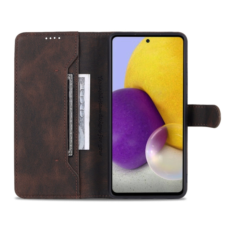 For Samsung Galaxy A52 5G / 4G AZNS Dream II Skin Feel PU+TPU Horizontal Flip Leather Case with Holder & Card Slots & Wallet
