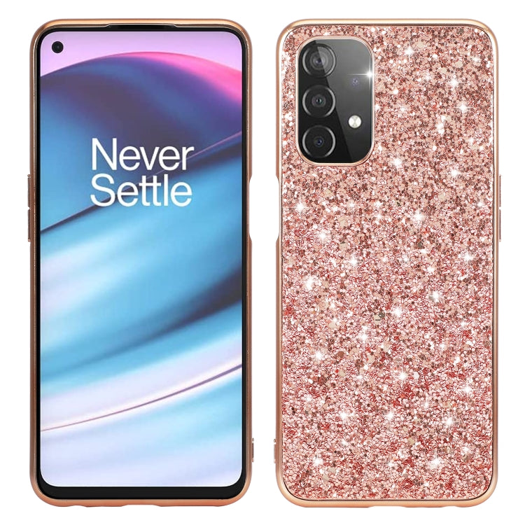 For OnePlus Nord N200 5G Glitter Powder Shockproof TPU Protective Case