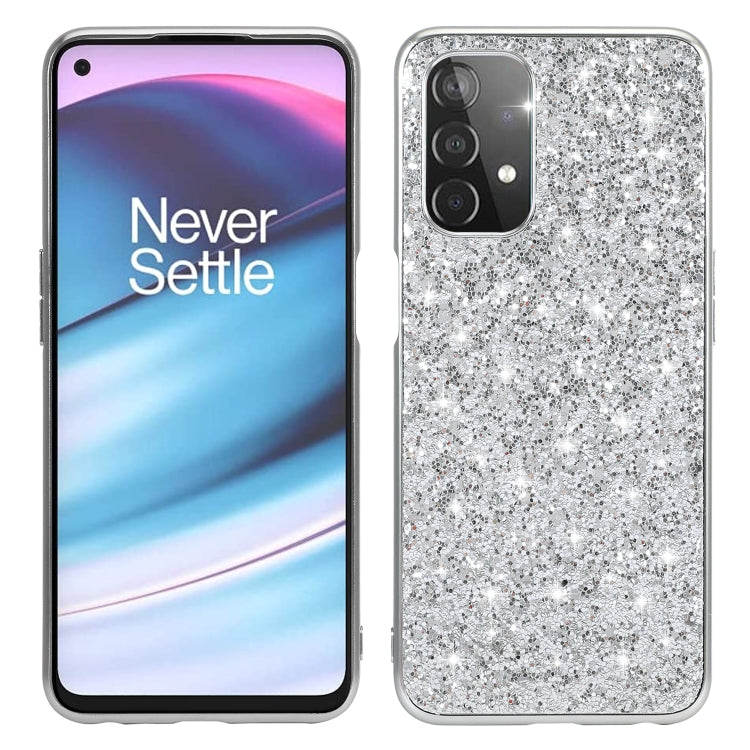 For OnePlus Nord N200 5G Glitter Powder Shockproof TPU Protective Case