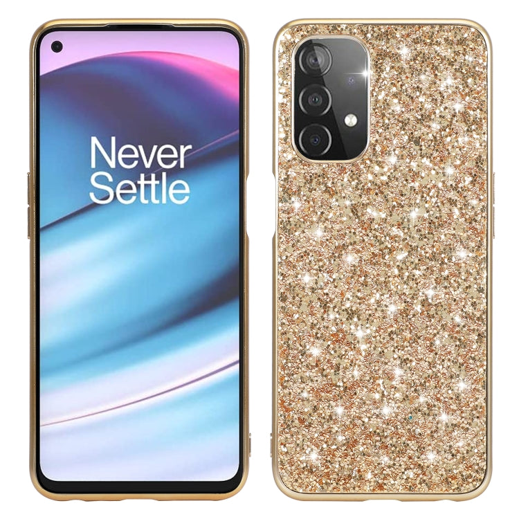 For OnePlus Nord N200 5G Glitter Powder Shockproof TPU Protective Case