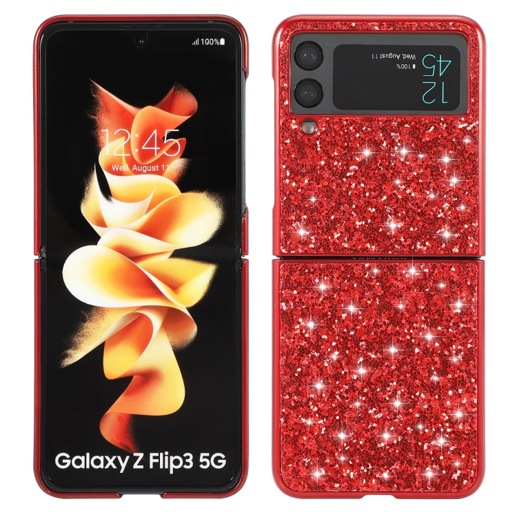 For Samsung Galaxy Z Flip3 5G Glitter Powder Shockproof TPU Protective Case
