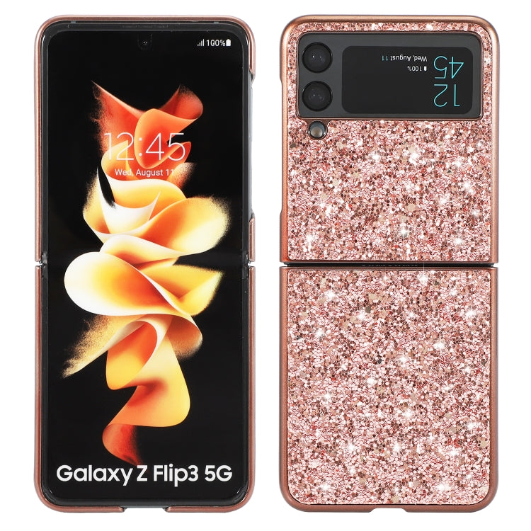 For Samsung Galaxy Z Flip3 5G Glitter Powder Shockproof TPU Protective Case
