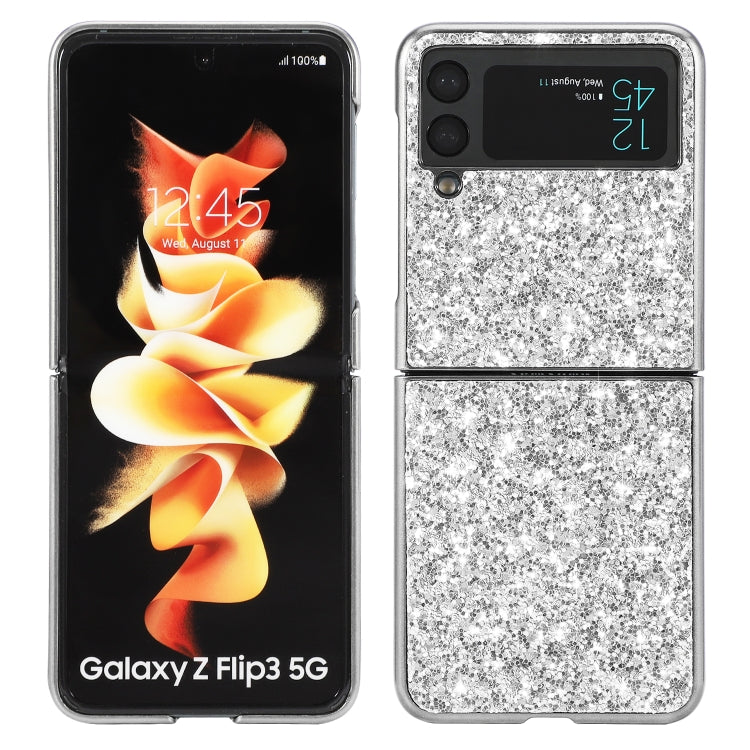 For Samsung Galaxy Z Flip3 5G Glitter Powder Shockproof TPU Protective Case