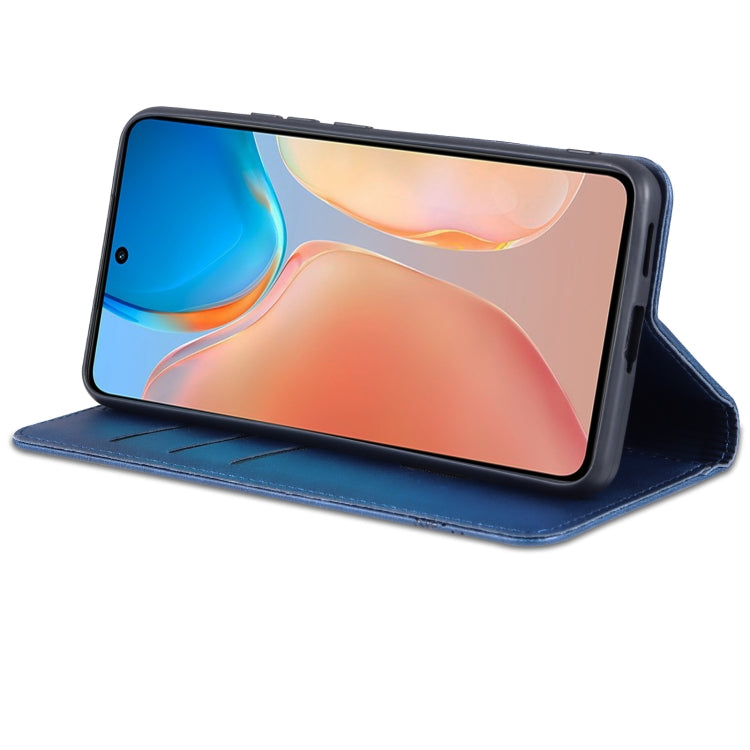 For vivo X70 AZNS Magnetic Calf Texture Horizontal Flip Leather Case with Card Slots & Holder & Wallet