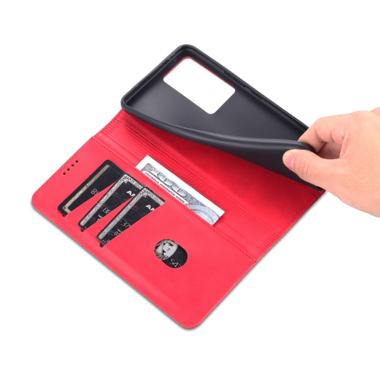 For vivo X70 AZNS Magnetic Calf Texture Horizontal Flip Leather Case with Card Slots & Holder & Wallet