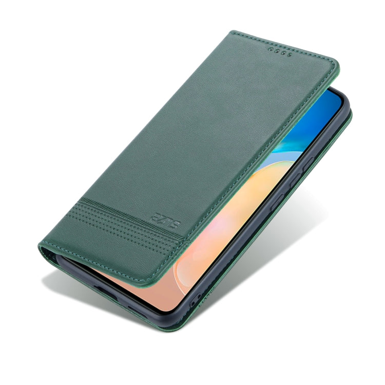 For vivo X70 AZNS Magnetic Calf Texture Horizontal Flip Leather Case with Card Slots & Holder & Wallet