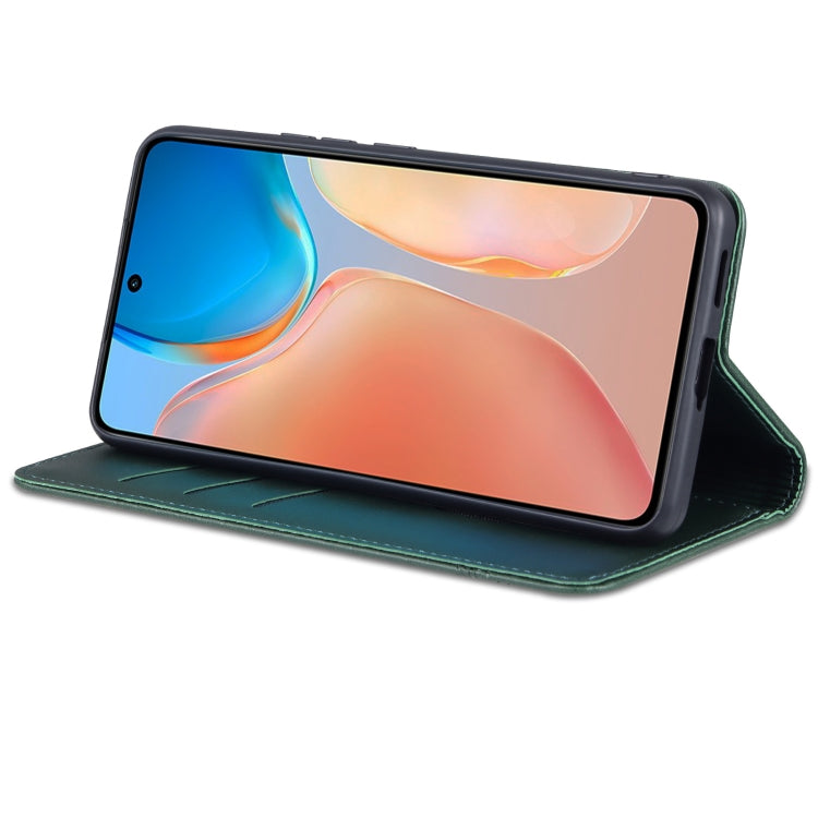 For vivo X70 AZNS Magnetic Calf Texture Horizontal Flip Leather Case with Card Slots & Holder & Wallet