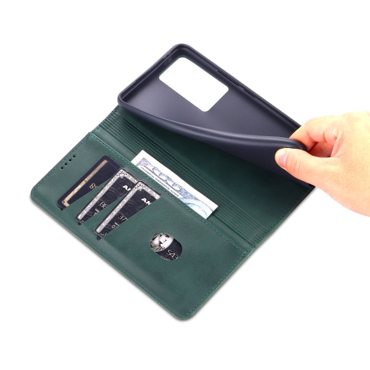 For vivo X70 AZNS Magnetic Calf Texture Horizontal Flip Leather Case with Card Slots & Holder & Wallet