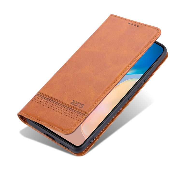 For vivo X70 AZNS Magnetic Calf Texture Horizontal Flip Leather Case with Card Slots & Holder & Wallet