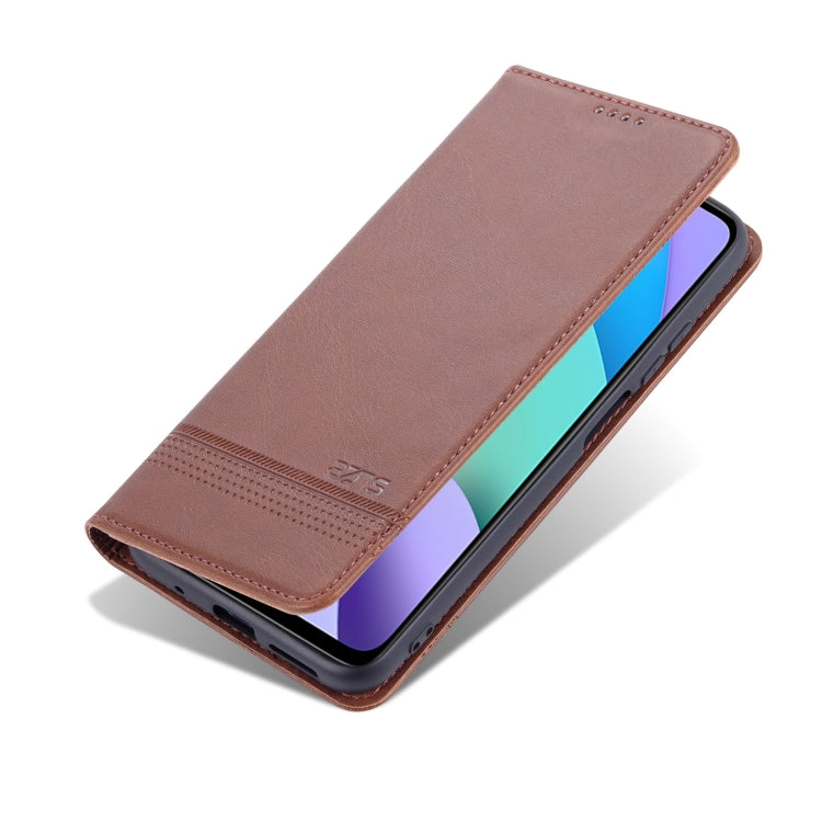 For Xiaomi Redmi 10 AZNS Magnetic Calf Texture Horizontal Flip Leather Case with Card Slots & Holder & Wallet