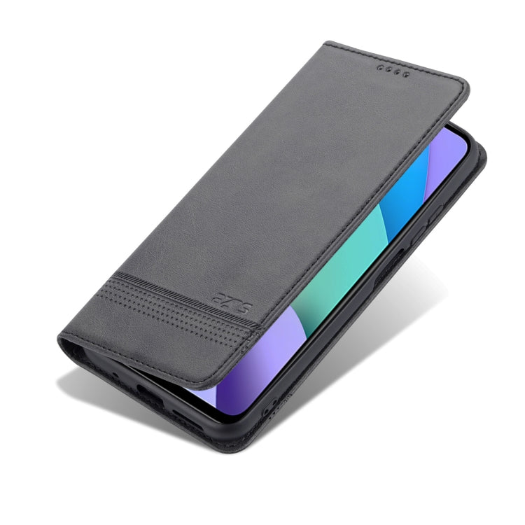 For Xiaomi Redmi 10 AZNS Magnetic Calf Texture Horizontal Flip Leather Case with Card Slots & Holder & Wallet