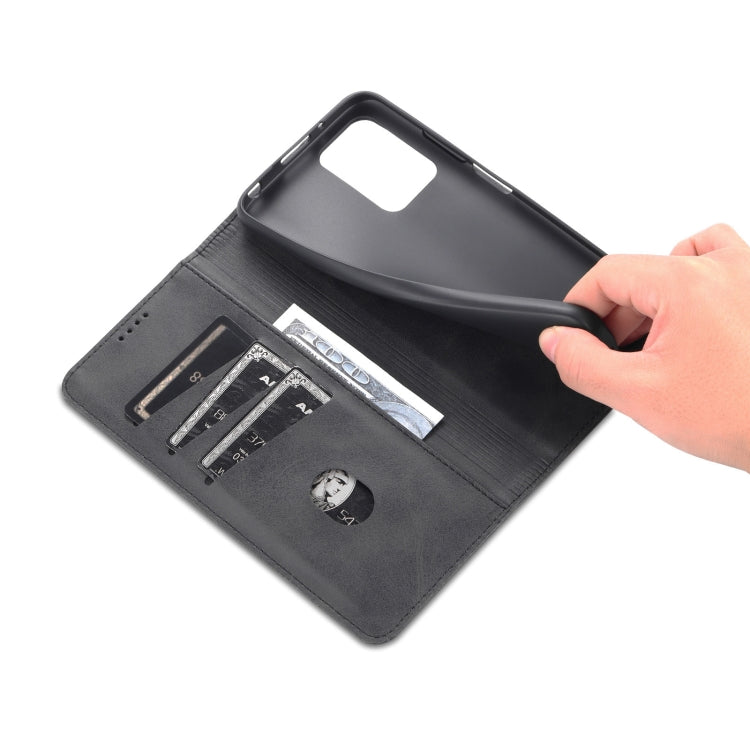 For Xiaomi Redmi 10 AZNS Magnetic Calf Texture Horizontal Flip Leather Case with Card Slots & Holder & Wallet