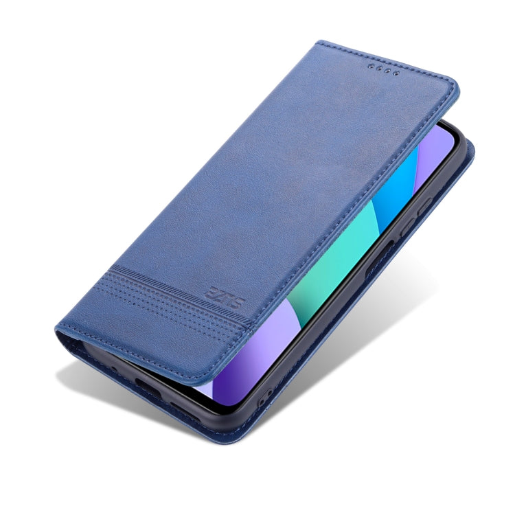 For Xiaomi Redmi 10 AZNS Magnetic Calf Texture Horizontal Flip Leather Case with Card Slots & Holder & Wallet