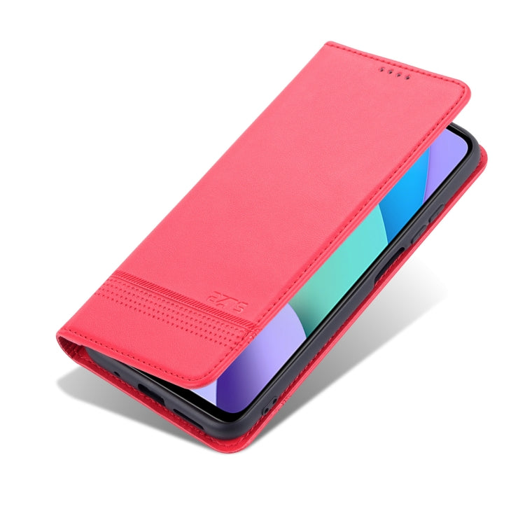 For Xiaomi Redmi 10 AZNS Magnetic Calf Texture Horizontal Flip Leather Case with Card Slots & Holder & Wallet