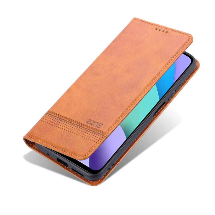 For Xiaomi Redmi 10 AZNS Magnetic Calf Texture Horizontal Flip Leather Case with Card Slots & Holder & Wallet
