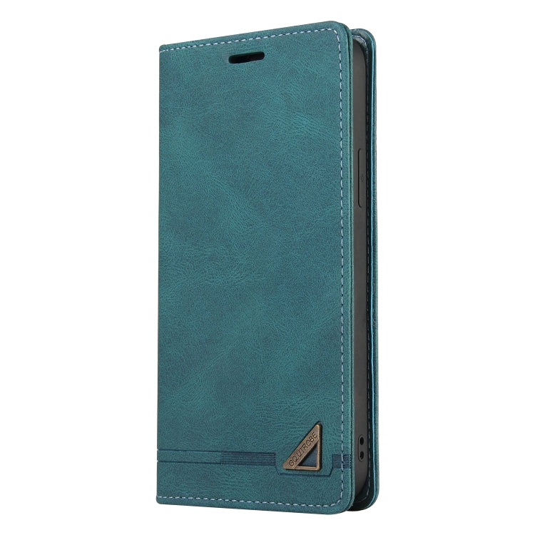 For iPhone 13 Pro Max Skin Feel Anti-theft Brush Horizontal Flip Leather Case with Holder & Card Slots & Wallet