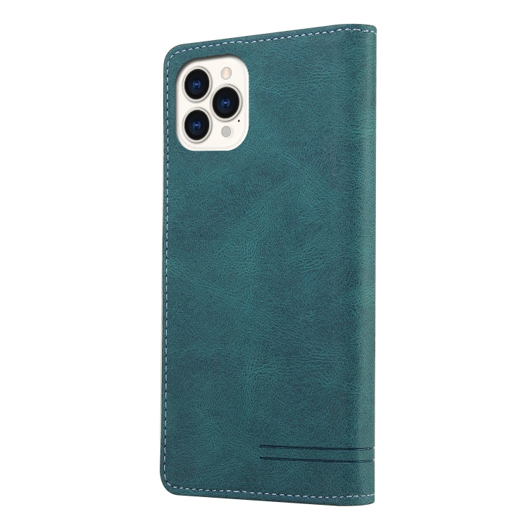 For iPhone 13 Pro Max Skin Feel Anti-theft Brush Horizontal Flip Leather Case with Holder & Card Slots & Wallet