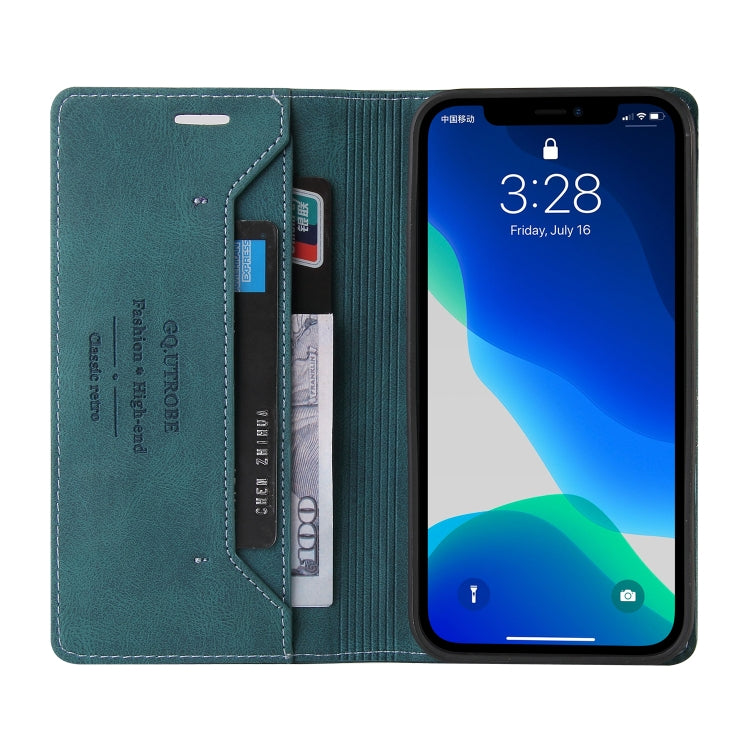 For iPhone 13 Pro Max Skin Feel Anti-theft Brush Horizontal Flip Leather Case with Holder & Card Slots & Wallet