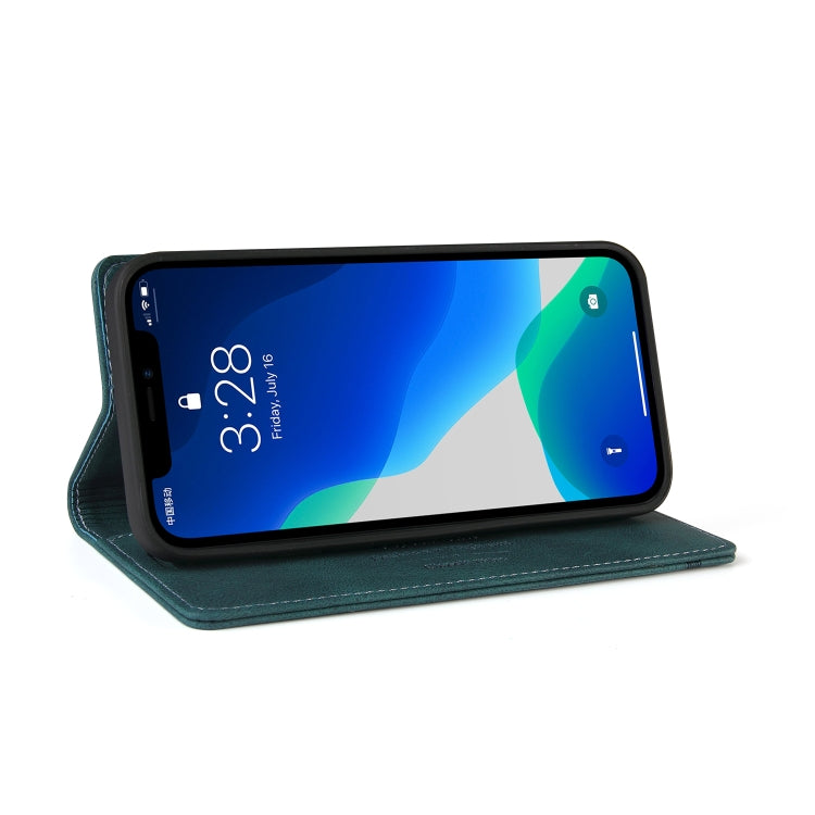 For iPhone 13 Pro Max Skin Feel Anti-theft Brush Horizontal Flip Leather Case with Holder & Card Slots & Wallet