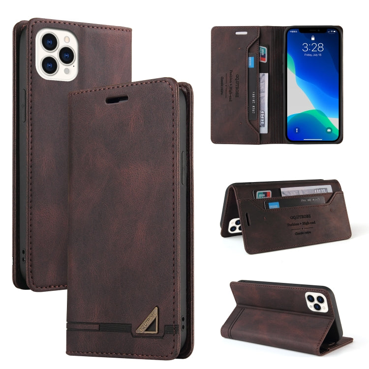 For iPhone 13 Pro Max Skin Feel Anti-theft Brush Horizontal Flip Leather Case with Holder & Card Slots & Wallet