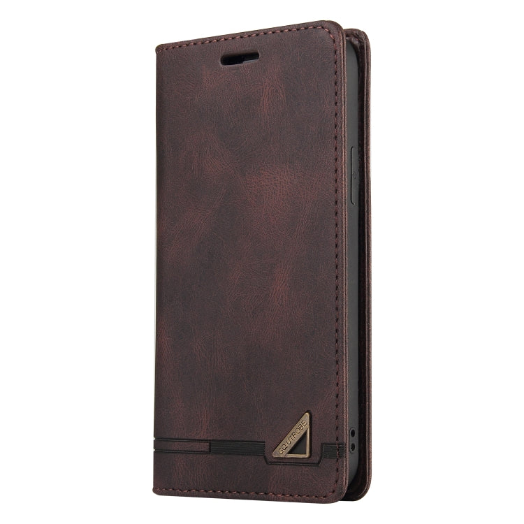 For iPhone 13 Pro Max Skin Feel Anti-theft Brush Horizontal Flip Leather Case with Holder & Card Slots & Wallet