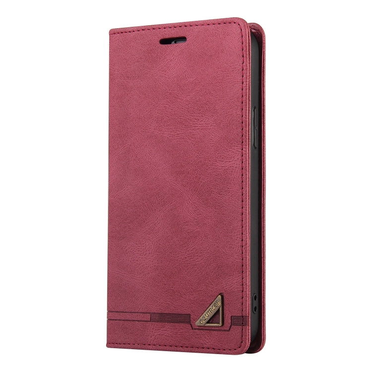 For iPhone 13 Pro Skin Feel Anti-theft Brush Horizontal Flip Leather Case with Holder & Card Slots & Wallet