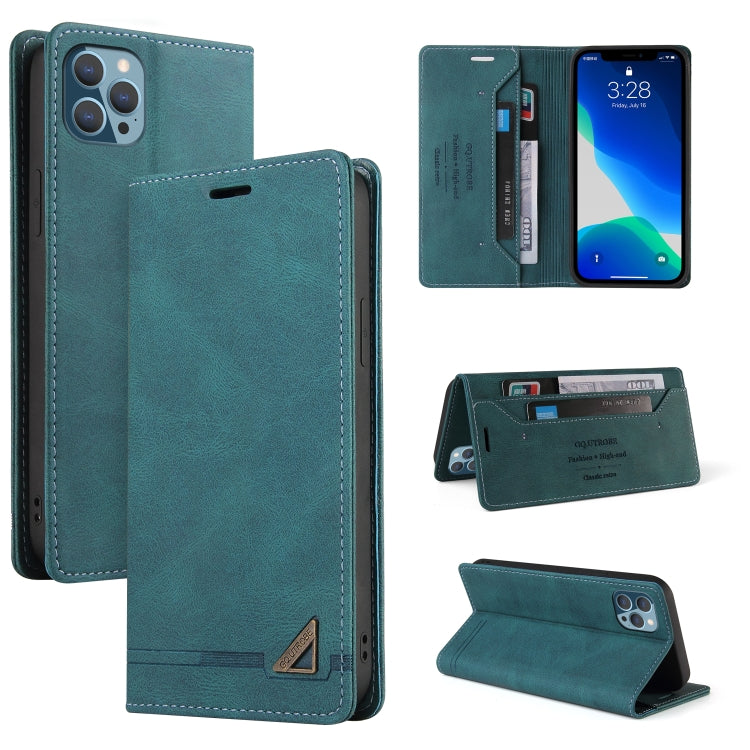 For iPhone 13 Pro Skin Feel Anti-theft Brush Horizontal Flip Leather Case with Holder & Card Slots & Wallet