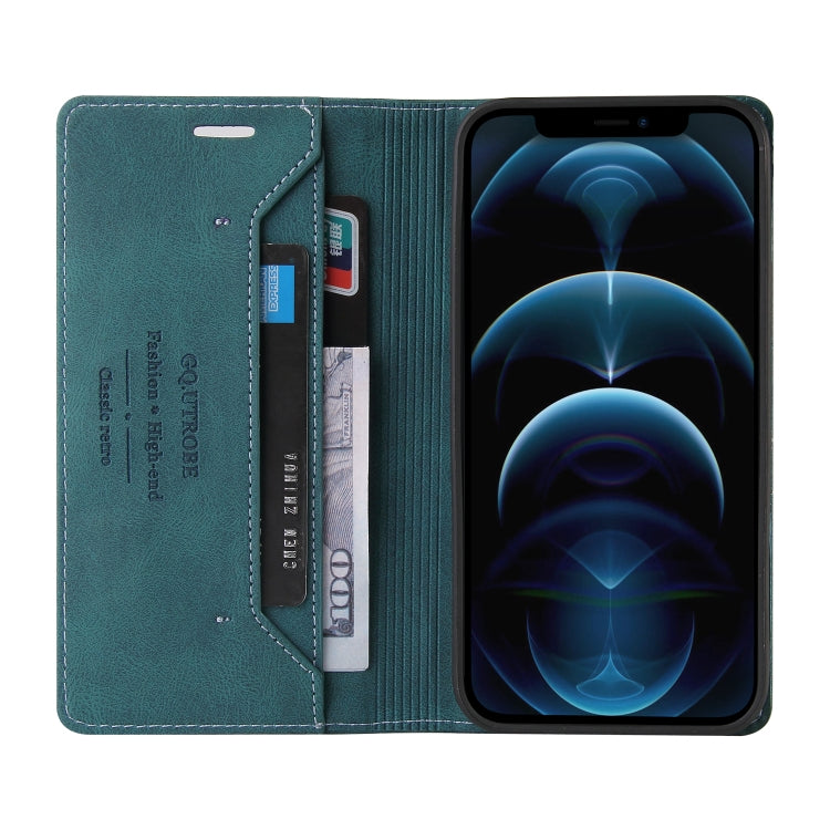 For iPhone 12 Pro Max Skin Feel Anti-theft Brush Horizontal Flip Leather Case with Holder & Card Slots & Wallet