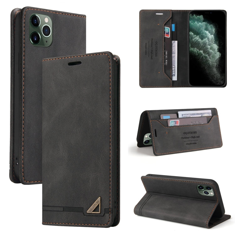Skin Feel Anti-theft Brush Horizontal Flip Leather Case with Holder & Card Slots & Wallet For iPhone 11 Pro Max
