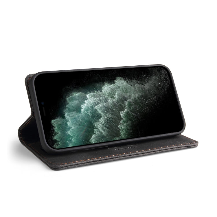 Skin Feel Anti-theft Brush Horizontal Flip Leather Case with Holder & Card Slots & Wallet For iPhone 11 Pro Max