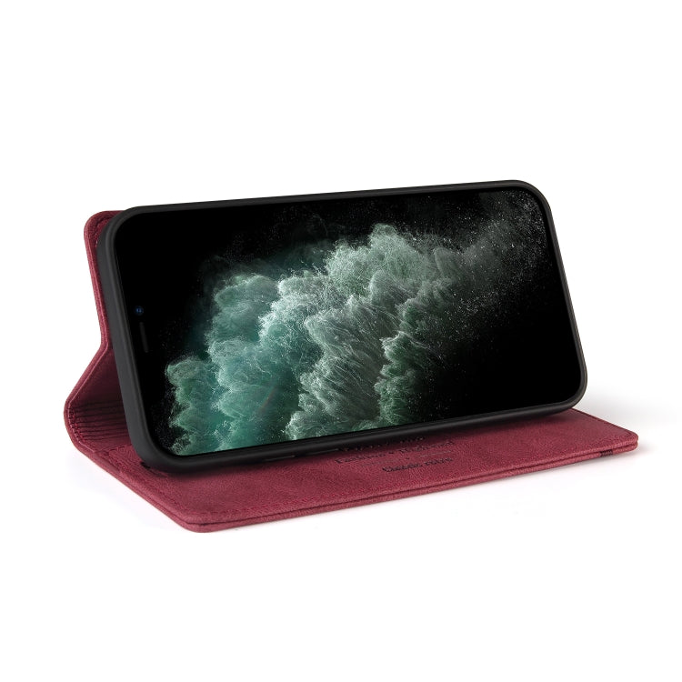 Skin Feel Anti-theft Brush Horizontal Flip Leather Case with Holder & Card Slots & Wallet For iPhone 11 Pro Max