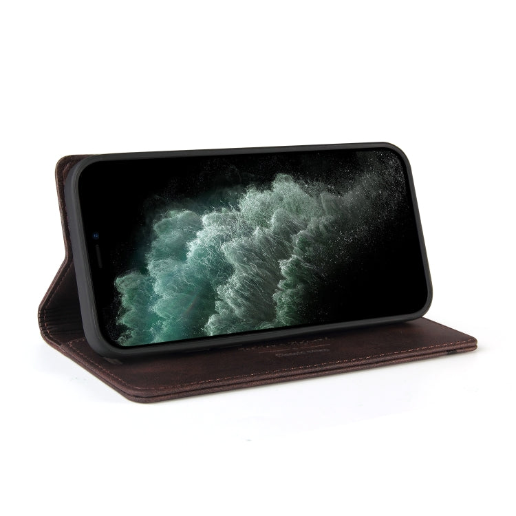 Skin Feel Anti-theft Brush Horizontal Flip Leather Case with Holder & Card Slots & Wallet For iPhone 11 Pro Max