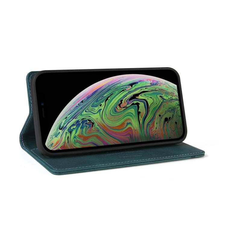 For iPhone XS Max Skin Feel Anti-theft Brush Horizontal Flip Leather Case with Holder & Card Slots & Wallet