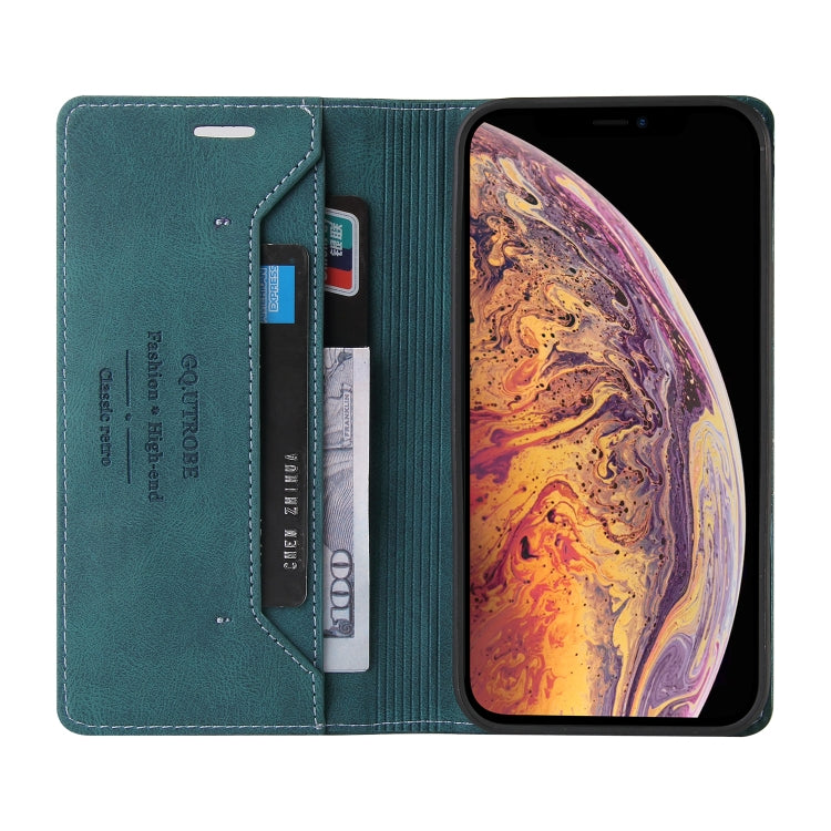 For iPhone X / XS Skin Feel Anti-theft Brush Horizontal Flip Leather Case with Holder & Card Slots & Wallet