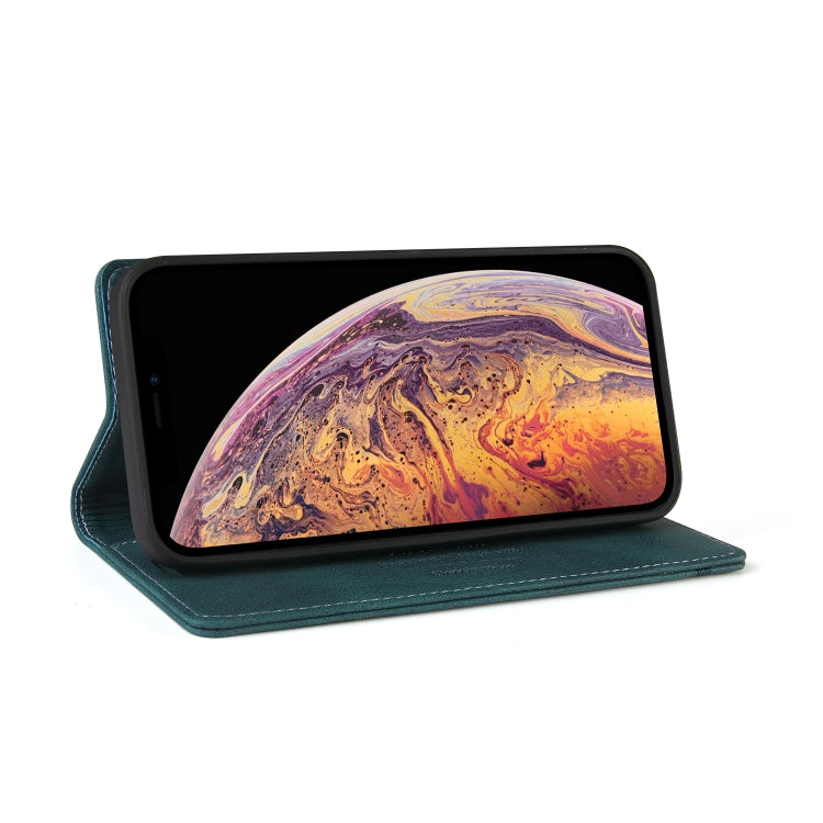 For iPhone X / XS Skin Feel Anti-theft Brush Horizontal Flip Leather Case with Holder & Card Slots & Wallet