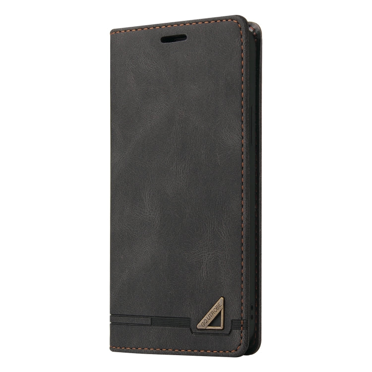 For Samsung Galaxy A03s 164mm Skin Feel Anti-theft Brush Horizontal Flip Leather Case with Holder & Card Slots & Wallet