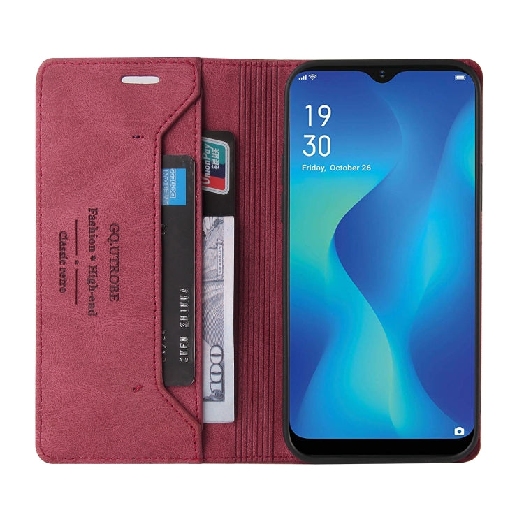 For Samsung Galaxy A22 5G Skin Feel Anti-theft Brush Horizontal Flip Leather Case with Holder & Card Slots & Wallet