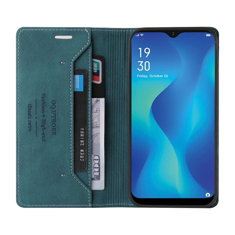 For Samsung Galaxy A22 5G Skin Feel Anti-theft Brush Horizontal Flip Leather Case with Holder & Card Slots & Wallet