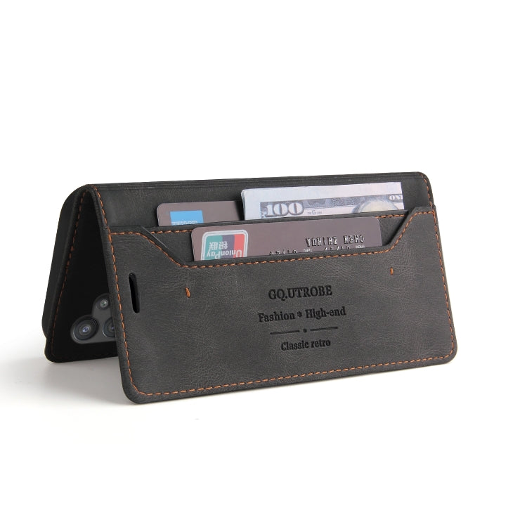 For Samsung Galaxy A32 5G Skin Feel Anti-theft Brush Horizontal Flip Leather Case with Holder & Card Slots & Wallet