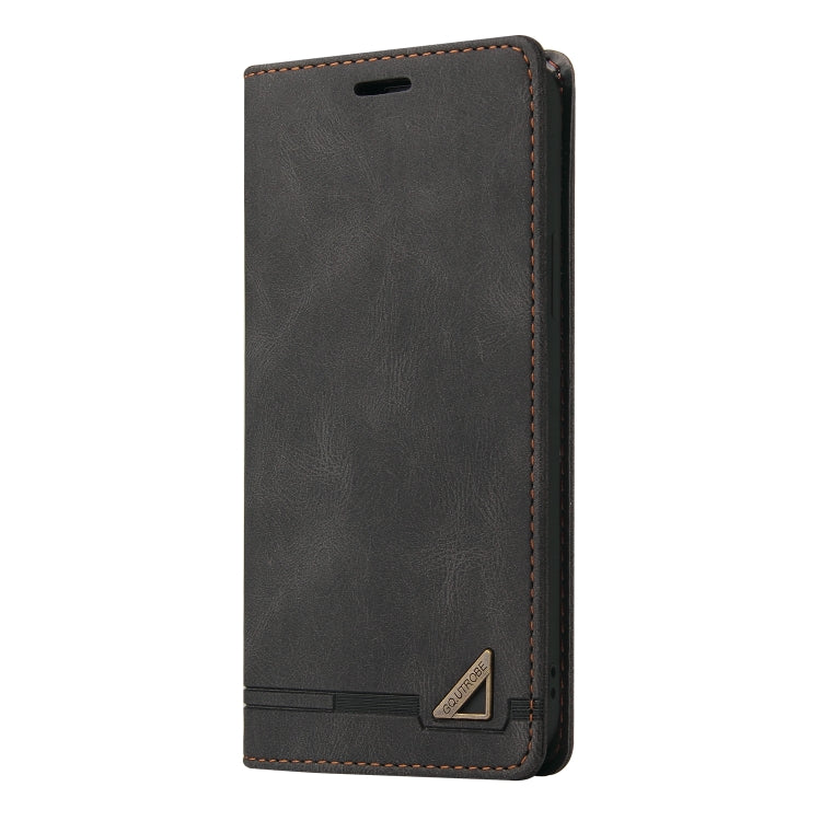 For Samsung Galaxy A70 Skin Feel Anti-theft Brush Horizontal Flip Leather Case with Holder & Card Slots & Wallet